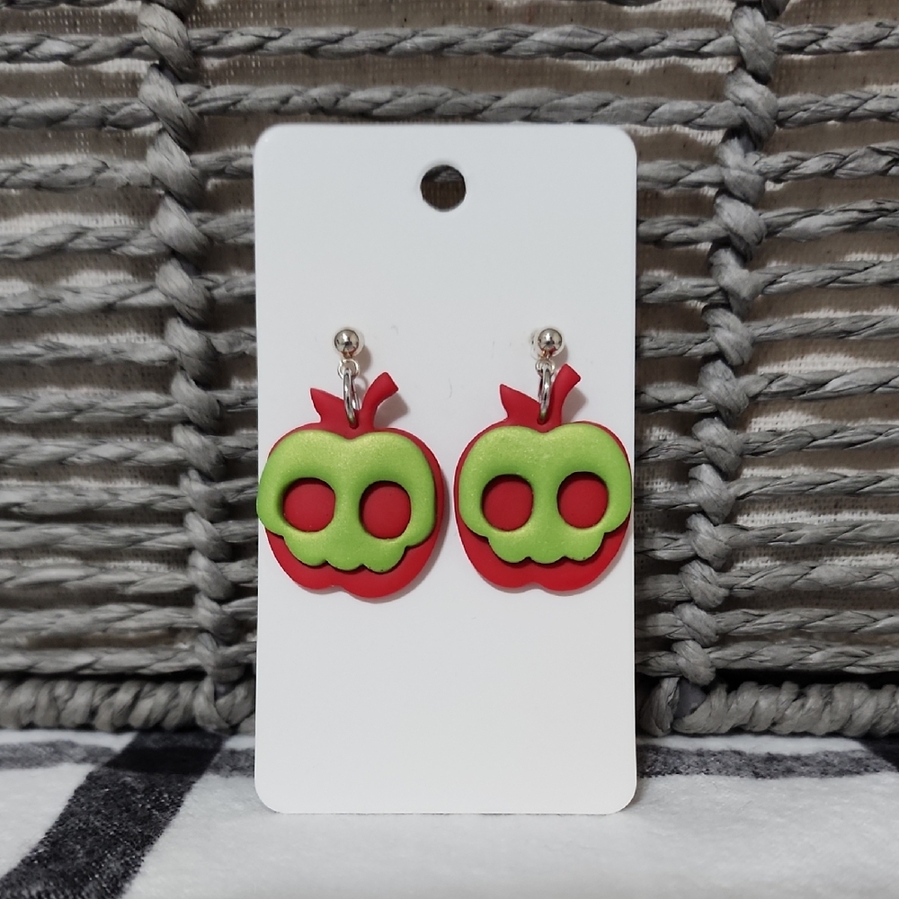 Poison Apple Earrings Handmade